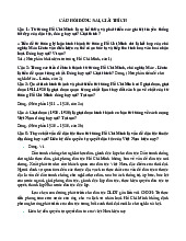 Bài tập đúng sai và tình huống môn Tư tưởng Hồ Chí Minh | Đại học Nội Vụ Hà Nội