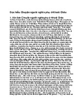 Đọc hiểu Chuyện người nghĩa phụ ở Khoái Châu - Ngữ văn 9