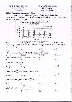 Đề cuối học kì 2 Toán 6 năm 2022 – 2023 trường THCS Ngọc Lâm – Hà Nội