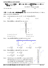 Đề ôn tập giữa học kỳ 1 Toán 12 năm 2024 – 2025 trường THPT Thủ Đức – TP HCM