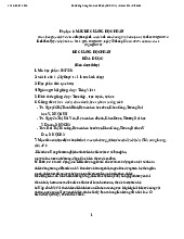Mẫu đề cương học phần môn Hóa Dược| Trường Đại học Y Dược, Đại học Quốc gia Hà Nội