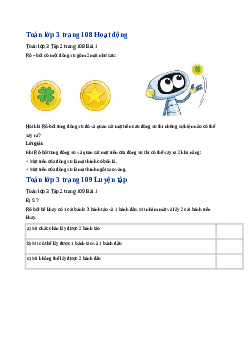 Giải SGK môn Toán 3 - Bài 74: Khả năng xảy ra của một sự kiệ | Kết nối tri thức