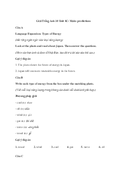 Giải Tiếng Anh 10 Unit 8C: Make predictions | Explore New Worlds