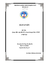Quan điểm của ĐCSVN về con đường đi lên CNXH ở Việt Nam | Bài tập lớn môn Lịch sử đảng cộng sản Việt Nam