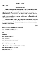 Đề ôn hè Tiếng Việt 2 lên 3 - Đề 6