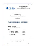 WAREHOUSING OF NIKE - Tài liệu tham khảo | Đại học Hoa Sen