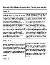 Đoạn văn viết về Giáng sinh bằng tiếng Anh chọn lọc hay nhất