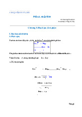 Lý thuyết chương 5: Đạo hàm và vi phân | Môn giải tích