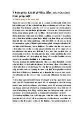 Ý thức pháp luật là gì? Đặc điểm, cấu trúc của ý thức pháp luật