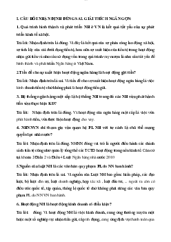 Tài liệu luật ngân hàng