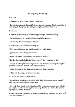 Văn mẫu lớp 11: Nghị luận văn học Lời tiễn dặn (Dàn ý + 2 Mẫu) | Cánh diều