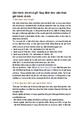 Giờ hành chính là gì? Quy định làm việc theo giờ hành chính