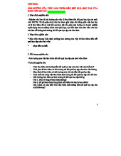 NGHIÊN CỨU ẢNH HƯỞNG VIỆC LÀM THÊM ĐẾN HỌC TẬP SINH VIÊN ĐHTM