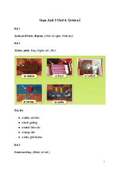 Tiếng Anh lớp 3 Unit 4: Lesson 2 trang 65 Explore Our World