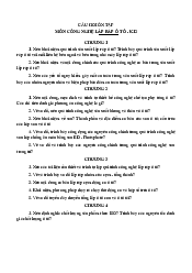 Câu hỏi ôn tập môn Công nghệ lắp ráp ô tô | Đại học Công nghệ Đông Á