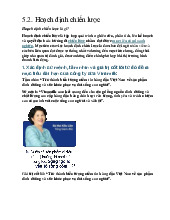 Hoạch định Chiến lược Kinh doanh của Vinamilk Môn Quản trị học | Trường Đại học Công nghiệp Thành phố Hồ Chí Minh