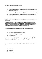 Bộ câu hỏi trắc nghiệm có đáp án ôn tập môn Kinh tế tài nguyên | Học viện Nông nghiệp Việt Nam
