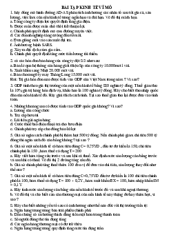 Sách bài tập kinh tế vĩ mô pdf I Đại học Kinh tế Thành phố Hồ Chí Minh