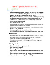 Lí thuyết chương 1 - Môn quản trị học - Đại Học Kinh Tế - Đại học Đà Nẵng