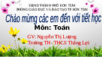 Giáo án điện tử Toán 1 Chủ đề 7 Bài 25 Kết nối tri thức: Dài hơn, ngắn hơn