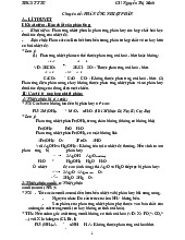 Chuyên đề: Phản ứng nhiệt phân | Lí thuyết Hoá đại cương | Trường Đại học khoa học Tự nhiên