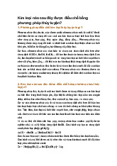 Kim loại nào sau đây được điều chế bằng phương pháp thủy luyện?