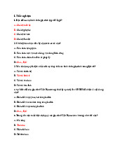 [TỔNG HỢP] Câu hỏi SVH Việt Nam | Trường Đại học Hồng Đức