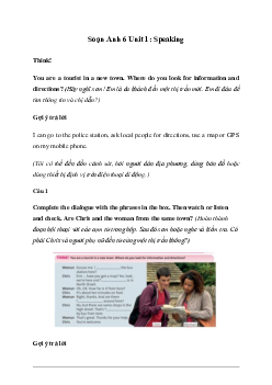 Giải Tiếng Anh 6 Unit 1: Speaking - Friends Plus