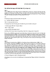 Câu hỏi tình huống ôn thi Luật kinh tế | Học viện Ngân Hàng