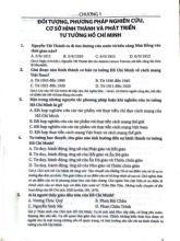 Chương 1: Đối tượng, phương pháp nghiên cứu, cơ sở hình thành và phát triển tư tưởng Hồ Chí Minh môn Tư tưởng Hồ Chí Minh | Trường đại học Mở Hà Nội
