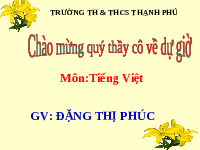 Giáo án điện tử Tiếng việt 1 bài 28 Cánh diều: Học vần: T, th