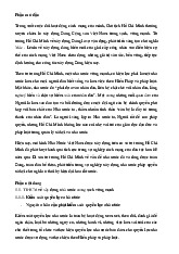 Đề cương môn Tư tưởng Hồ chí minh - trường đại học kinh tế- tài chính thành phố Hồ chí minh.