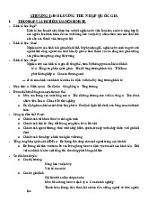 Lý thuyết chương 1 : Đo lường thu nhập quốc gia | Môn kinh tế vĩ mô