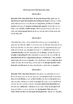Tổng hợp kết bài Chiến thắng Mtao Mxây | Văn mẫu lớp 10 Chân trời sáng tạo