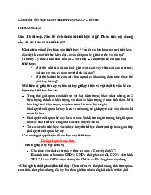 Câu hỏi ôn tập Môn Triết học Mác - Lênin | Đại học Bách Khoa Hà Nội