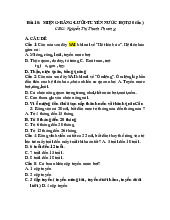 Trắc nghiệm Miệng - Răng - Lưỡi - Tuyến nước bọt | Môn Giải phẫu 1 - Đại học Cần Thơ