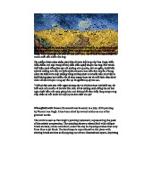 Nghệ Thuật Tranh Van Gogh: Cánh Đồng Lúa Mì Quạ Bay - Bài Tìm Hiểu
