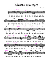 Cầu Cho Cha Mẹ 7 Phanxico - Tài liệu tổng hợp