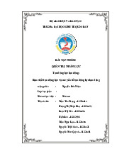 Tạo Động Lực Lao Động Tại Nestlé | Môn Quản trị nhân lực - Đại học Kinh Tế Quốc Dân