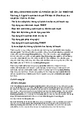 KẾ HOẠCH KINH DOANH SẢN PHẨM QUẦN ÁO THIẾT KẾ | Đại học Kinh tế Kỹ thuật Công nghiệp