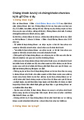 Chứng khoán lưu ký và chứng khoán chưa lưu ký là gì? Cho ví dụ