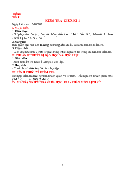 Giải Đề thi giữa học kì 1 môn Lịch sử - Địa lí 6 năm 2023 - 2024 sách Kết nối tri thức với cuộc sống | Đề 10