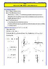 Các dạng bài tập khảo sát và vẽ đồ thị một số hàm số cơ bản Toán 12 CTST
