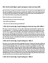 Bài văn tả cảnh đẹp ở quê hương em chọn lọc hay nhất | Tiếng Việt 5