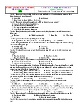 Đề ôn thi tốt nghiệp THPT 2025 môn Sinh bám sát đề minh họa giải chi tiết-Đề 6