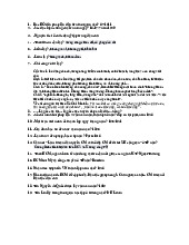 Đáp án trắc nghiệm môn Tư tưởng Hồ Chí Minh–Trường Đại học Kinh tế quốc dân