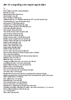 200 từ vựng tiếng anh chuyên ngành 1