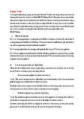 Topic Work - Vocabulary & Sample Questions | Môn IELTS Writing - Đại học Sư Phạm Hà Nội