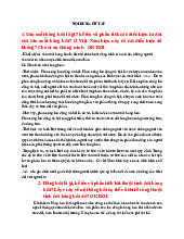 Nội dung ôn tập môn Kinh tế chính trị | Trường đại học Mở Hà Nội