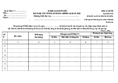 Mẫu danh sách tổ viên đề nghị vay vốn ngân hàng chính sách xã hội | Học viện Hành chính Quốc gia